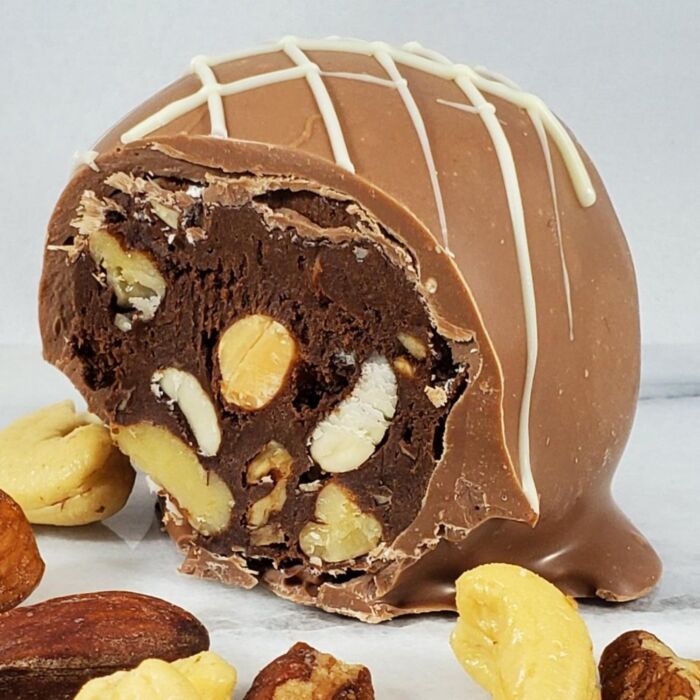 Whipped Chocolate Nut Egg